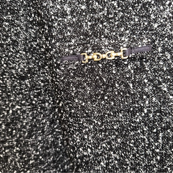 Talbots knit tweed black shift career dress women 4 - Picture 6 of 13